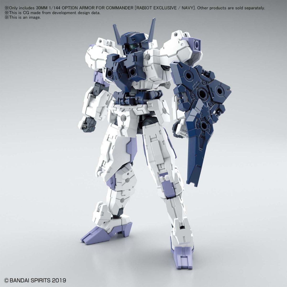 Bandai Spirits 30mm Option Armor 23 Rabiot Armor for Commander (Navy)-Bandai-ModelCars.com