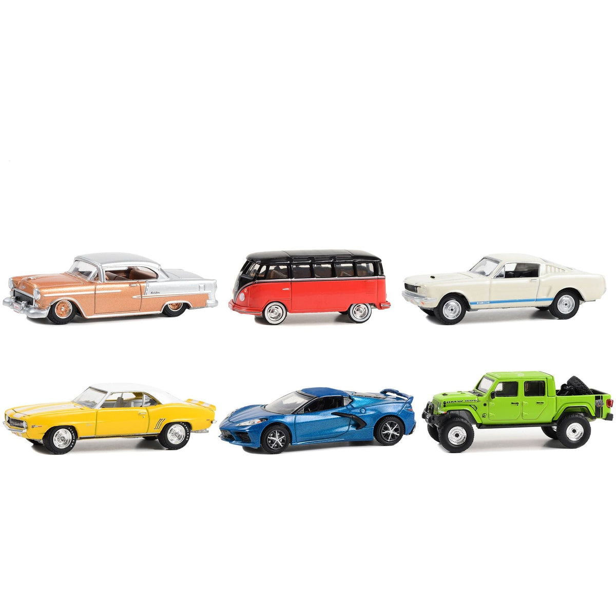 Barrett Jackson "Scottsdale Edition" Set of 6 Cars Series 12 1/64 Diecast Model Cars by Greenlight - Greenlight - ModelCars.com
