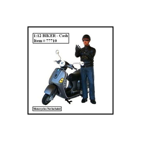 Biker Cash Figure For 1:12 Models by American Diorama-American Diorama-ModelCars.com