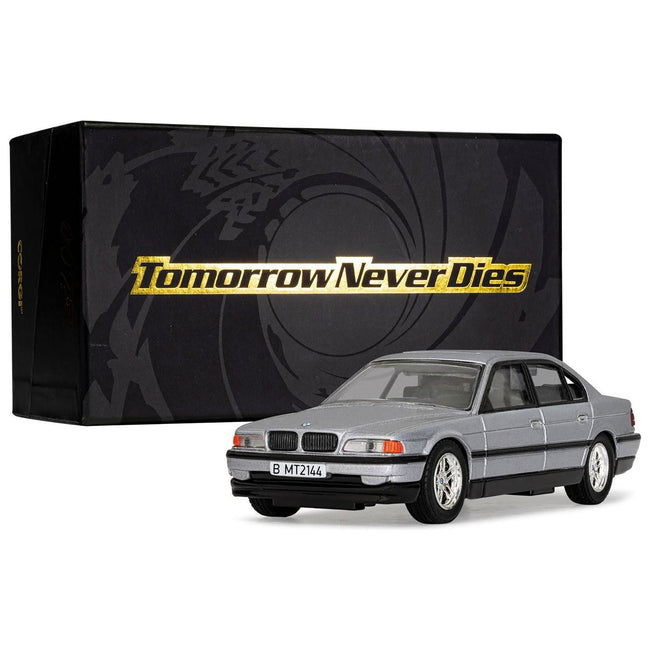 BMW 750iL Silver Metallic James Bond 007 "Tomorrow Never Dies" (1997) Movie Diecast Model Car by Corgi - Corgi - ModelCars.com