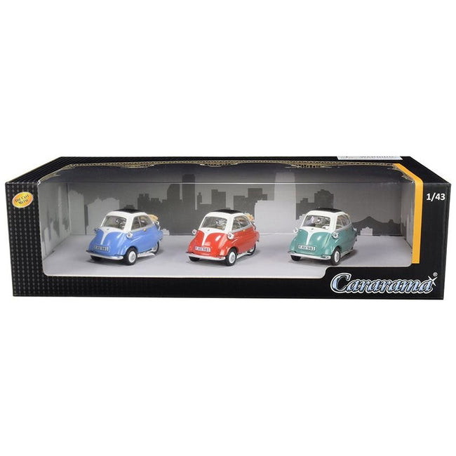 BMW Isetta 3 piece Gift Set 1/43 Diecast Model Cars by Cararama - Cararama - ModelCars.com