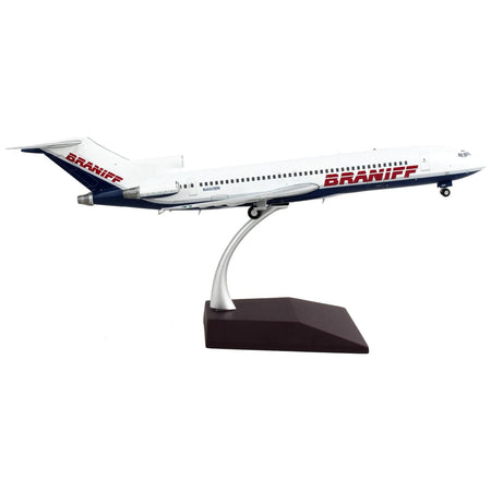 Boeing 727-200 Commercial Aircraft "Braniff International Airways" White and Blue "Gemini 200" Series 1/200 Diecast Model Airplane by GeminiJets-GeminiJets-ModelCars.com
