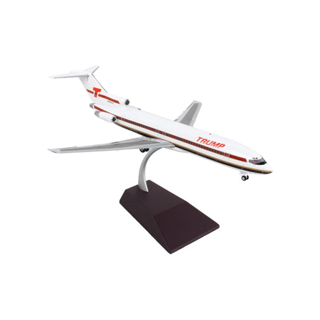 Boeing 727-200 Commercial Aircraft "Trump Shuttle" White with Red Stripes "Gemini 200" Series 1/200 Diecast Model Airplane by GeminiJets-GeminiJets-ModelCars.com