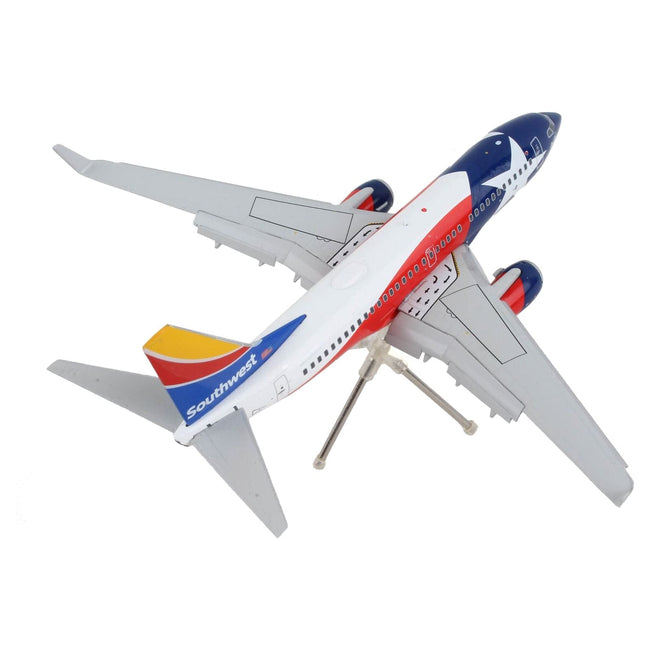 Boeing 737-700 Commercial Aircraft with Flaps Down "Southwest Airlines - Lone Star One" Texas Flag Livery "Gemini 200" Series 1/200 Diecast Model Airplane by GeminiJets-GeminiJets-ModelCars.com