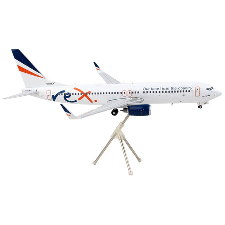Boeing 737-800 Commercial Aircraft "Regional Express Rex Airlines" White with Striped Tail "Gemini 200" Series 1/200 Diecast Model Airplane by GeminiJets-GeminiJets-ModelCars.com