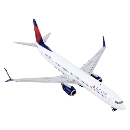 Boeing 737-900ER Commercial Aircraft "Delta Airlines" White with Blue and Red Tail 1/400 Diecast Model Airplane by GeminiJets-GeminiJets-ModelCars.com