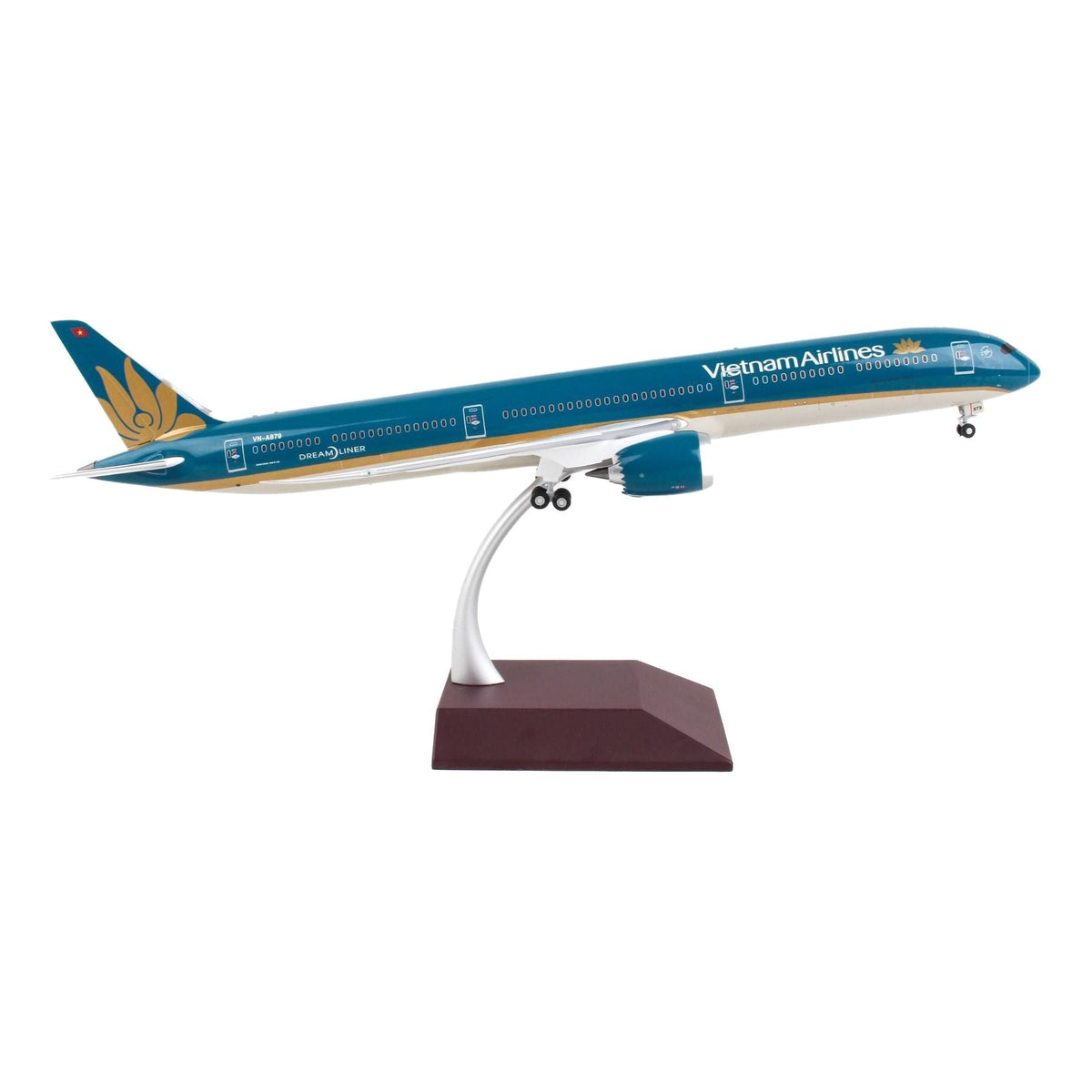 Boeing 787-10 Commercial Aircraft "Vietnam Airlines" Blue with Tail Graphics "Gemini 200" Series 1/200 Diecast Model Airplane by GeminiJets-GeminiJets-ModelCars.com
