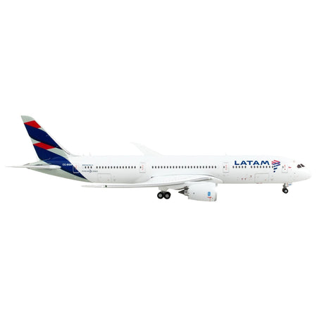 Boeing 787-9 Commercial Aircraft "LATAM Airlines" White with Blue Tail 1/400 Diecast Model Airplane by GeminiJets-GeminiJets-ModelCars.com
