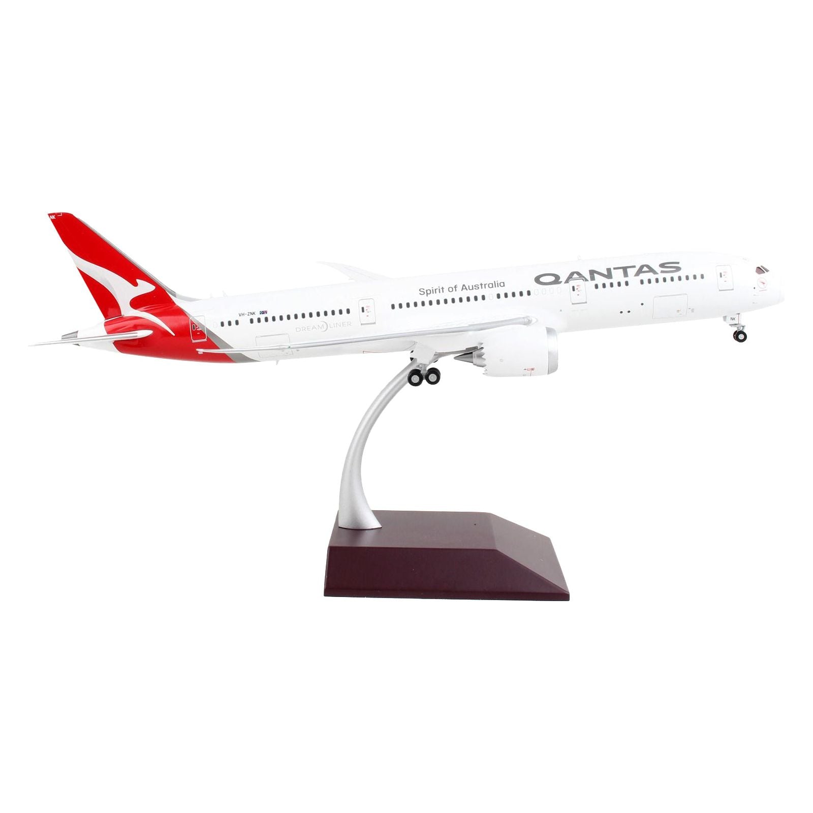 Boeing 787 - 9 Commercial Aircraft "Qantas Airways - Spirit of Australia" White with Red Tail "Gemini 200" Series 1/200 Diecast Model Airplane by GeminiJets - GeminiJets - ModelCars.com