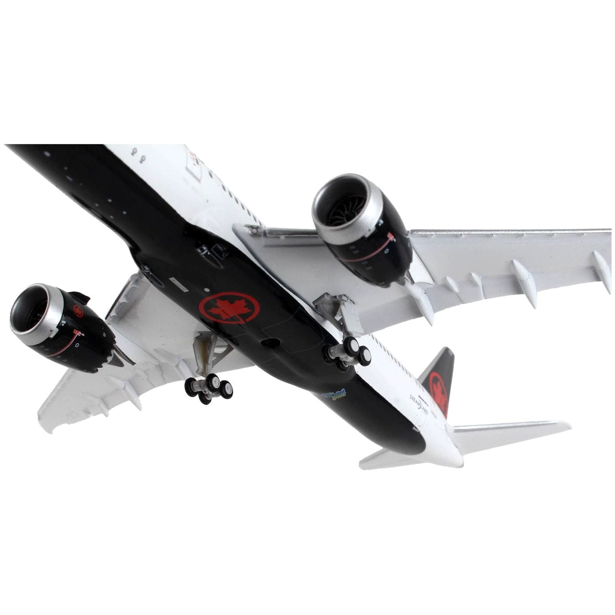 Boeing 787-9 Commercial Aircraft with Flaps Down "Air Canada" White with Black Tail 1/400 Diecast Model Airplane by GeminiJets-GeminiJets-ModelCars.com