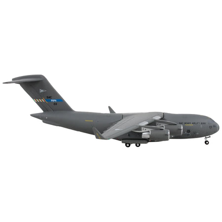 Boeing C-17 Globemaster III Transport Aircraft "SAC Heavy Airlift Wing SAC-03 Papa Air Base Hungary" NATO "Gemini Macs" Series 1/400 Diecast Model Airplane by GeminiJets-GeminiJets-ModelCars.com