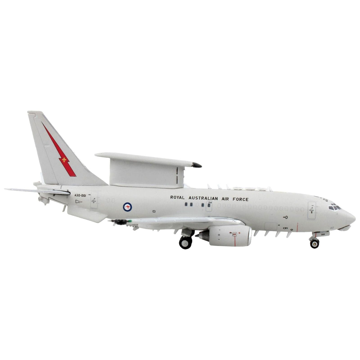 Boeing E - 7A Wedgetail Control Aircraft "Royal Australian Air Force" Gray "Gemini Macs" Series 1/400 Diecast Model Airplane by GeminiJets - GeminiJets - ModelCars.com