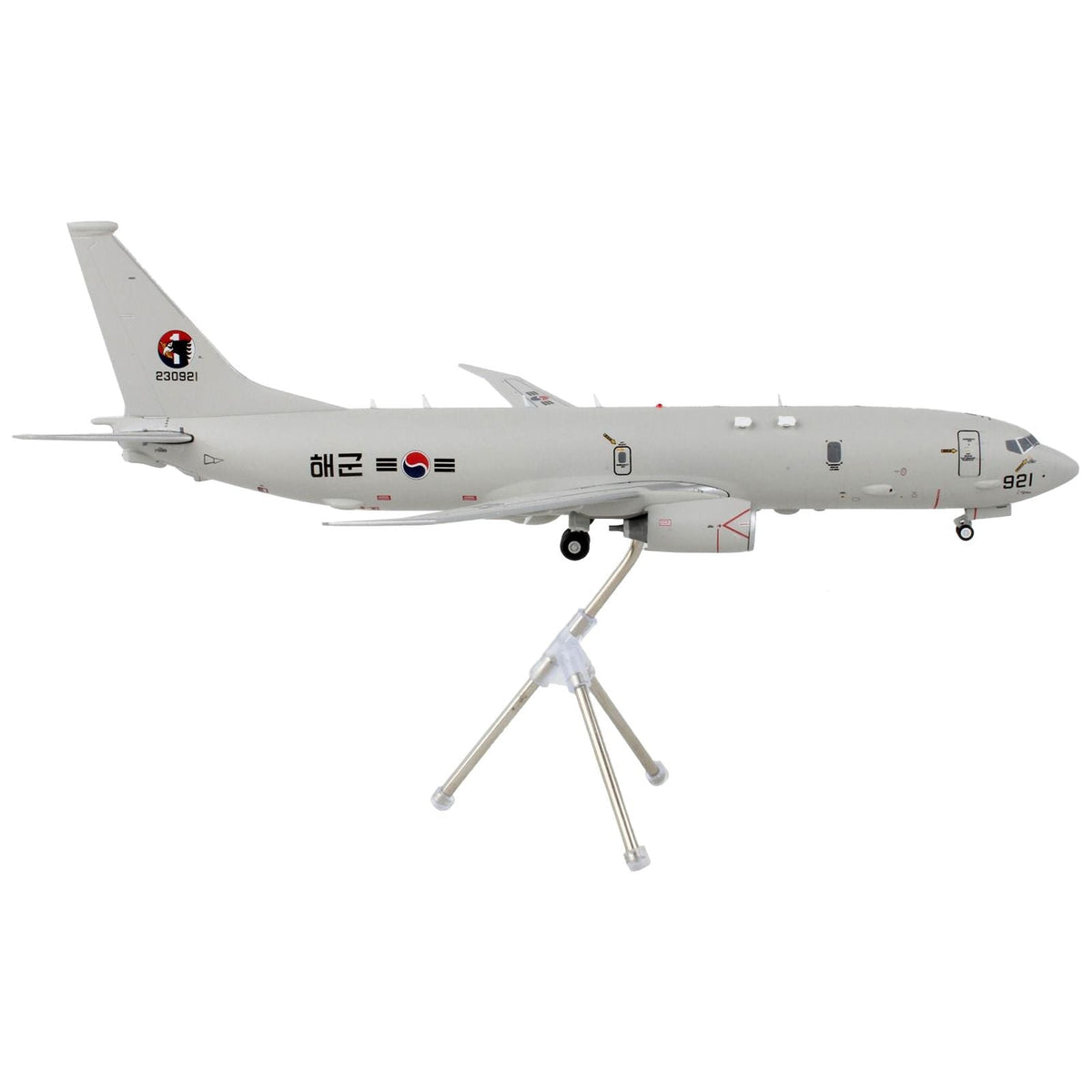 Boeing P-8 Poseidon Patrol Aircraft "Republic of Korea Air Force" Gray "Gemini 200" Series 1/200 Diecast Model Airplane by GeminiJets-GeminiJets-ModelCars.com