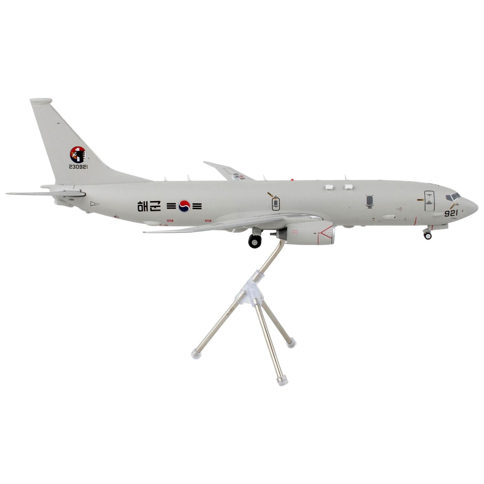 Boeing P - 8 Poseidon Patrol Aircraft "Republic of Korea Air Force" Gray "Gemini 200" Series 1/200 Diecast Model Airplane by GeminiJets - GeminiJets - ModelCars.com