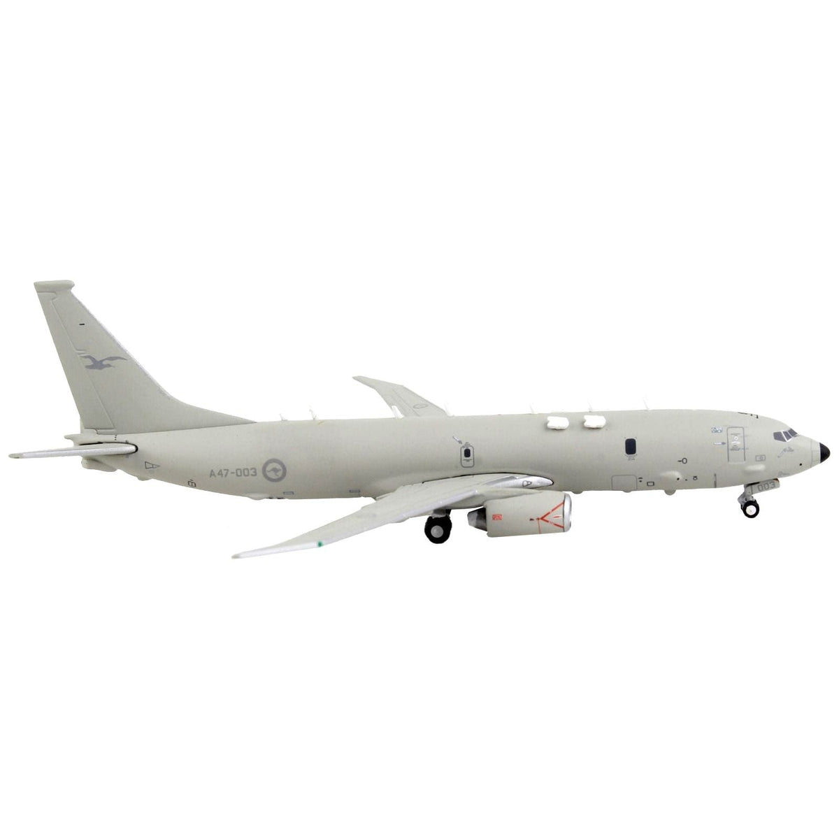 Boeing P - 8 Poseidon Patrol Aircraft "Royal Australian Air Force" Gray "Gemini Macs" Series 1/400 Diecast Model Airplane by GeminiJets - GeminiJets - ModelCars.com
