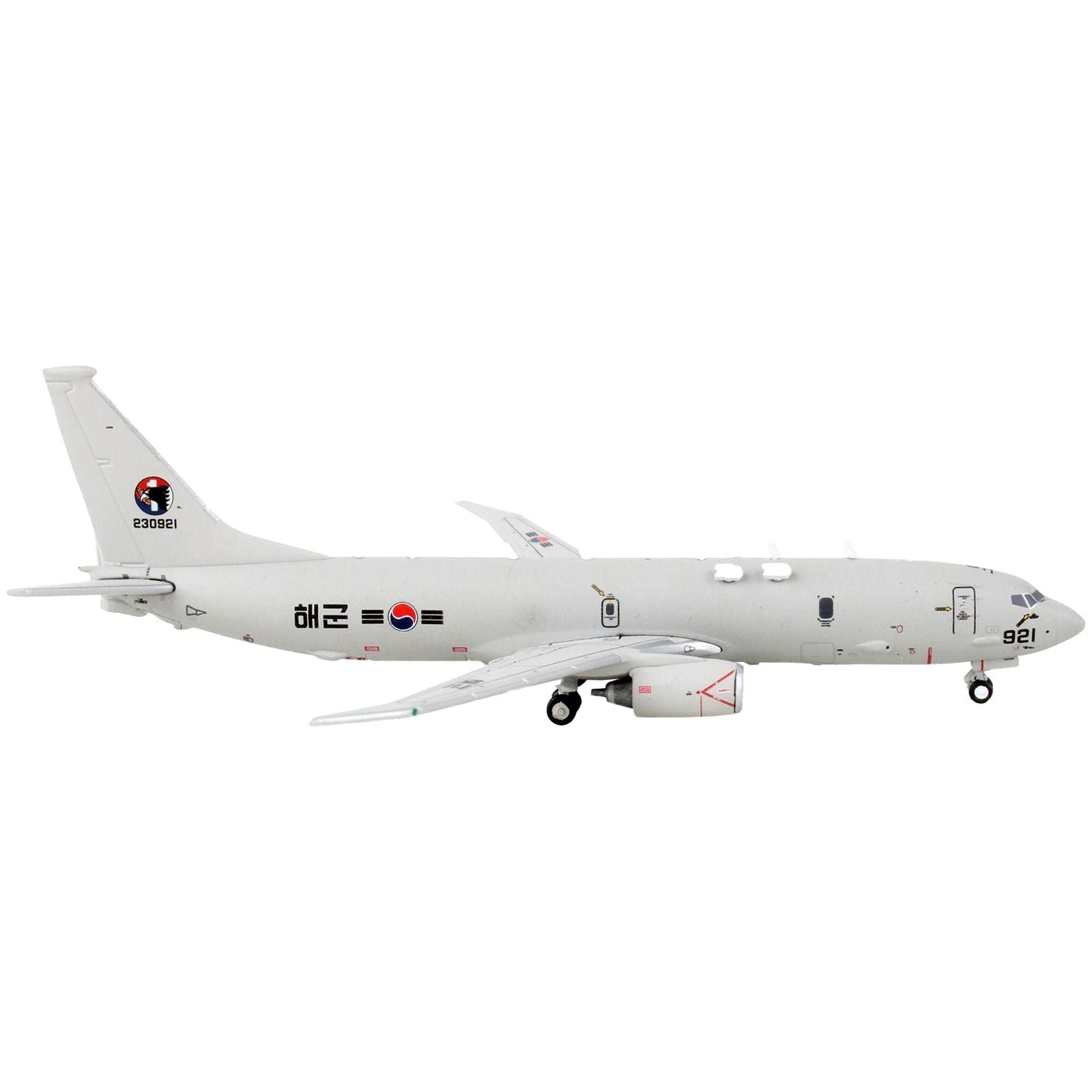 Boeing P - 8A Poseidon Patrol Aircraft "Republic of Korea Navy" "Gemini Macs" Series 1/400 Diecast Model Airplane by GeminiJets - GeminiJets - ModelCars.com