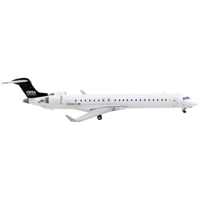 Bombardier CRJ900 Commercial Aircraft "Mesa Airlines" White with Black Tail 1/400 Diecast Model Airplane by GeminiJets - GeminiJets - ModelCars.com