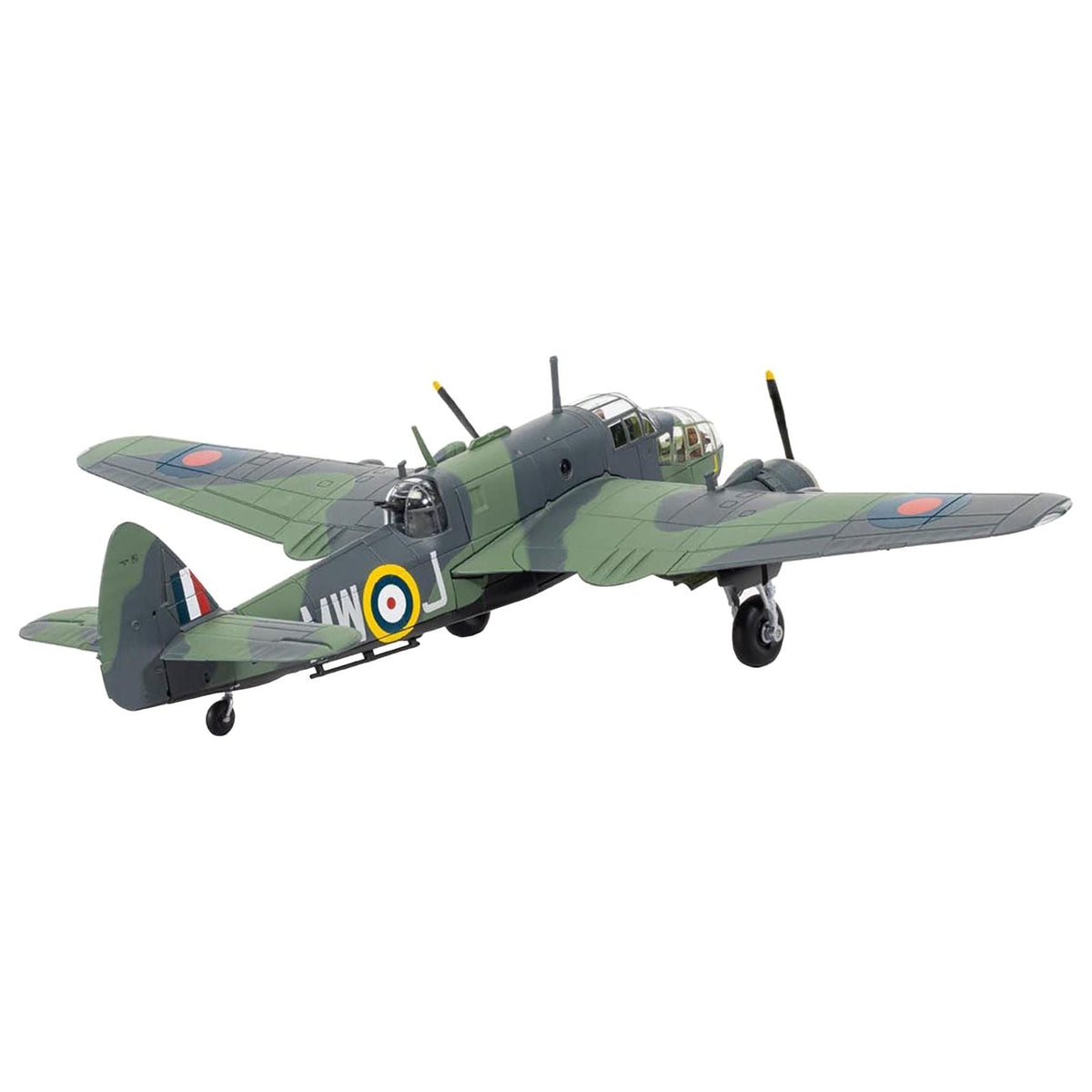 Bristol Beaufort Mk.1 Bomber Plane L9866 RAF 217 Squadron St. Eval Cornwall "Attack Against German Cruiser Admiral Hipper" (1st February 1941) "The Aviation Archive" Series 1/72 Diecast Model by Corgi-Corgi-ModelCars.com