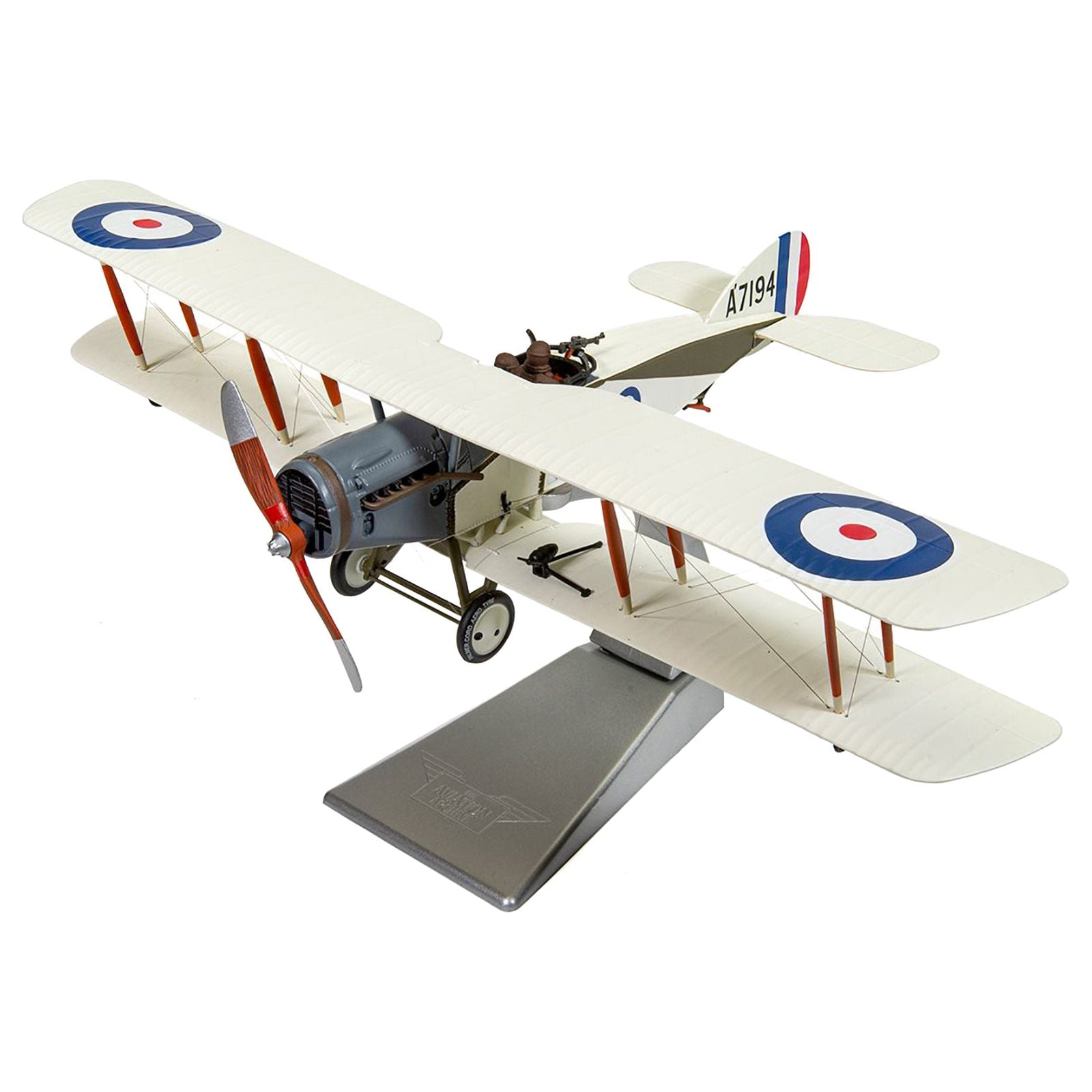 Bristol F - 2B Fighter Aircraft "A7194 Capt. Arthur H Peck & Capt. John JL Williams No.111 Squadron Egypt" (1917) Royal Flying Corps "The Aviation Archive" Series 1/48 Diecast Model by Corgi - Corgi - ModelCars.com