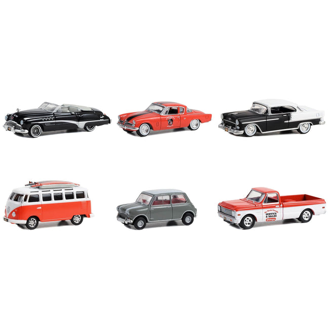 "Busted Knuckle Garage" Series 2 6 piece Set 1/64 Diecast Model Cars by Greenlight - Greenlight - ModelCars.com