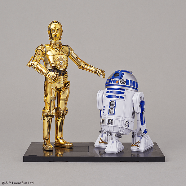 C - 3PO & R2 - D2 "Star Wars", Bandai Star Wars Character Line 1/12 - Bandai - ModelCars.com