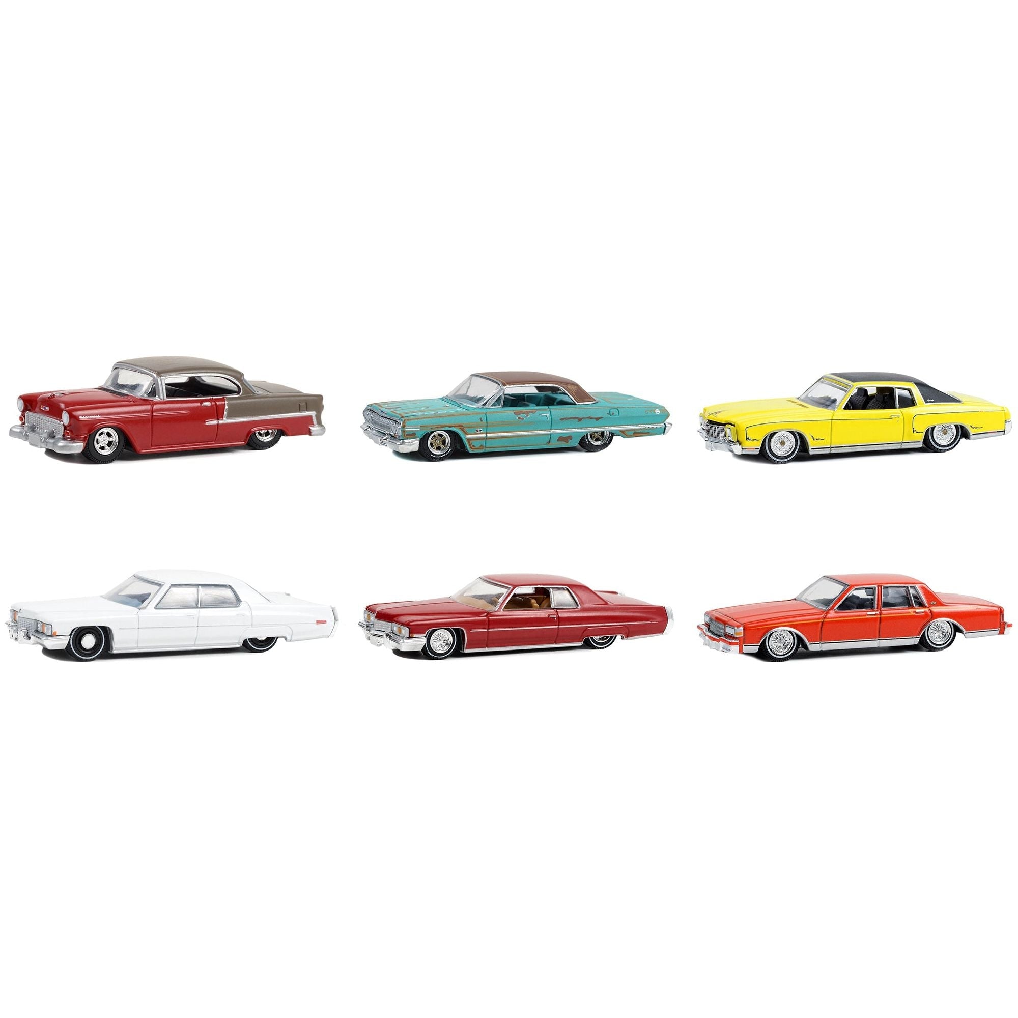"California Lowriders" Set of 6 pieces Series 3 1/64 Diecast Model Cars by Greenlight - Greenlight - ModelCars.com