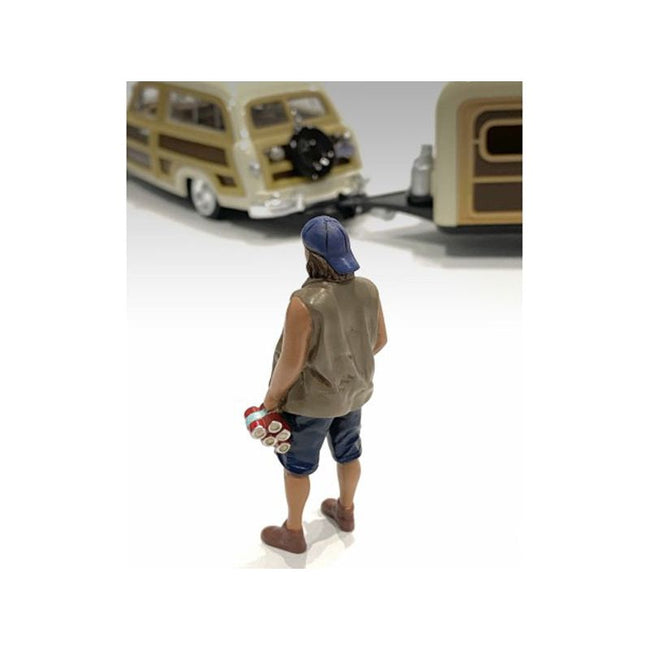 "Campers" Figure 2 for 1/24 Scale Models by American Diorama-American Diorama-ModelCars.com