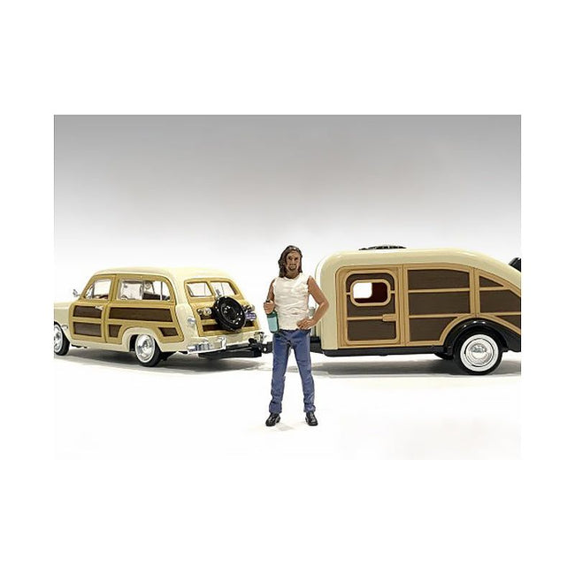 "Campers" Figure 3 for 1/18 Scale Models by American Diorama-American Diorama-ModelCars.com