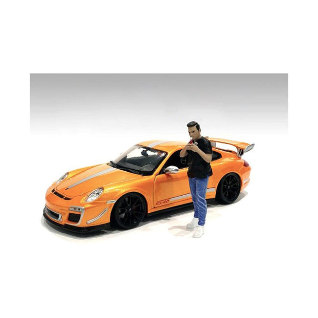 "Car Meet 1" Figurine VI for 1/24 Scale Models by American Diorama-American Diorama-ModelCars.com