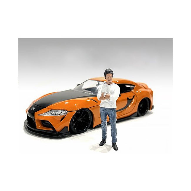 "Car Meet 3" Figurine 8 for 1/24 Scale Models by American Diorama-American Diorama-ModelCars.com