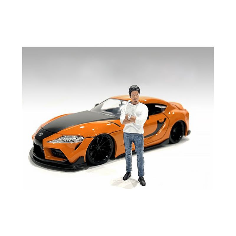 "Car Meet 3" Figurine 8 for 1/24 Scale Models by American Diorama - American Diorama - ModelCars.com