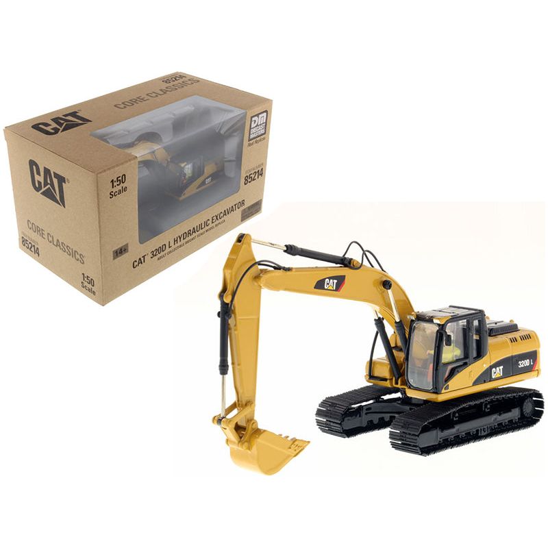 CAT Caterpillar 320D L Hydraulic Excavator with Operator "Core Classics Series" 1/50 Diecast Model by Diecast Masters - Diecast Masters - ModelCars.com