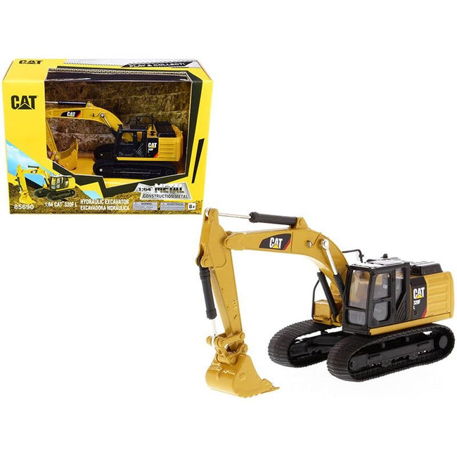 CAT Caterpillar 320F L Hydraulic Excavator "Play & Collect!" Series 1/64 Diecast Model by Diecast Masters - Diecast Masters - ModelCars.com