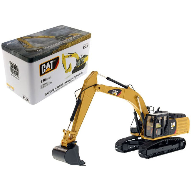 CAT Caterpillar 336E H Hybrid Hydraulic Excavator with Operator "High Line Series" 1/50 Diecast Model by Diecast Masters - Diecast Masters - ModelCars.com