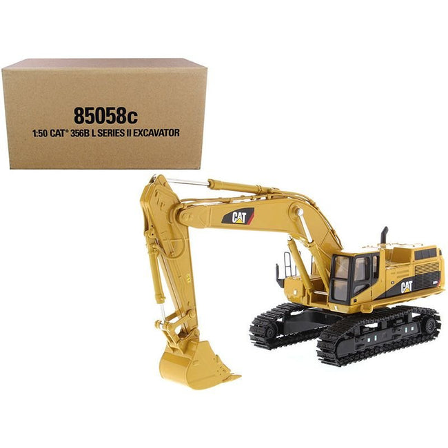 CAT Caterpillar 365B L Series II Hydraulic Excavator with Two Figurines "Core Classics Series" 1/50 Diecast Model by Diecast Masters - Diecast Masters - ModelCars.com