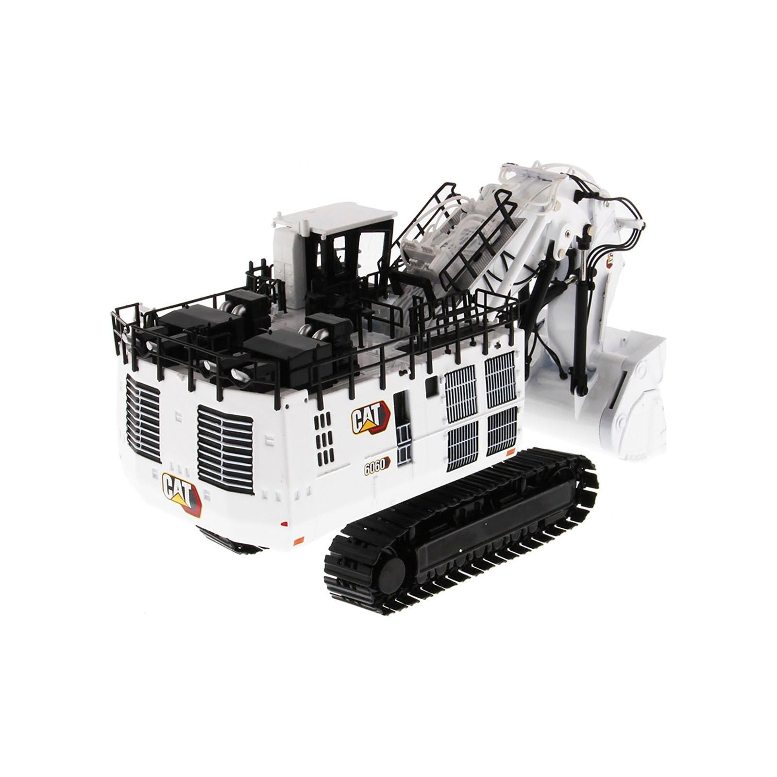 CAT Caterpillar 6060 Hydraulic Mining Front Shovel Coal Configuration White "High Line Series" 1/87 (HO) Scale Diecast Model by Diecast Masters - Diecast Masters - ModelCars.com