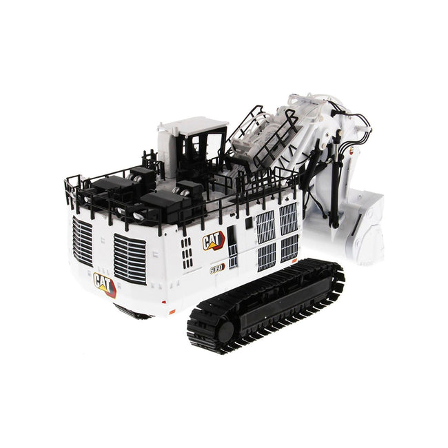 CAT Caterpillar 6060 Hydraulic Mining Front Shovel Coal Configuration White "High Line Series" 1/87 (HO) Scale Diecast Model by Diecast Masters-Diecast Masters-ModelCars.com