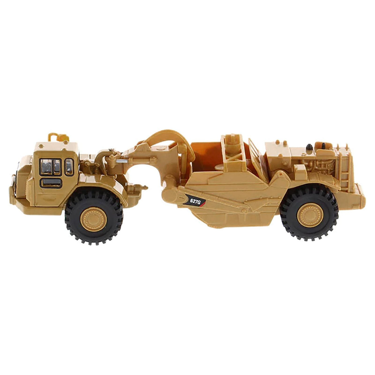 CAT Caterpillar 627G Auger Scraper Yellow 1/87 (HO) Diecast Model by Diecast Masters-Diecast Masters-ModelCars.com