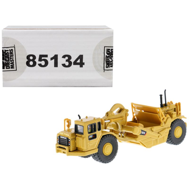 CAT Caterpillar 627G Wheeled Scraper Tractor with Operator "High Line" Series 1/87 (HO) Scale Diecast Model by Diecast Masters-Diecast Masters-ModelCars.com