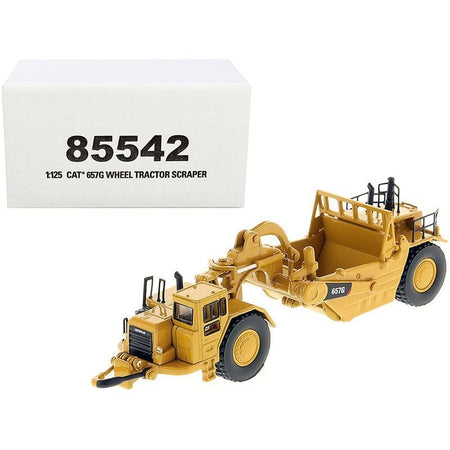 CAT Caterpillar 657G Wheeled Scraper Tractor "High Line" Series 1/125 Diecast Model by Diecast Masters-Diecast Masters-ModelCars.com