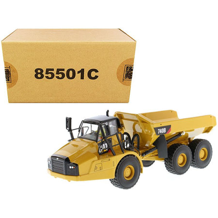 CAT Caterpillar 740B Articulated Hauler Dump Truck with Tipper Body and Operator "Core Classics Series" 1/50 Diecast Model by Diecast Masters-Diecast Masters-ModelCars.com