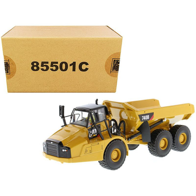 CAT Caterpillar 740B Articulated Hauler Dump Truck with Tipper Body and Operator "Core Classics Series" 1/50 Diecast Model by Diecast Masters - Diecast Masters - ModelCars.com