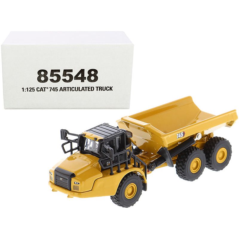 CAT Caterpillar 745 Articulated Dump Truck "High Line" Series 1/125 Diecast Model by Diecast Masters - Diecast Masters - ModelCars.com