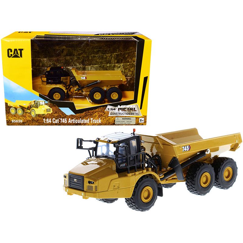 CAT Caterpillar 745 Articulated Truck "Play & Collect!" Series 1/64 Diecast Model by Diecast Masters - Diecast Masters - ModelCars.com