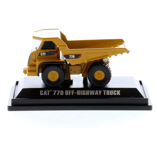 CAT Caterpillar 770 Off–Highway Truck Yellow "Micro-Constructor" Series Diecast Model by Diecast Masters-Diecast Masters-ModelCars.com