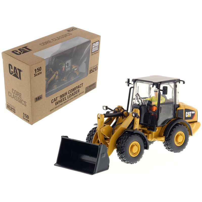 CAT Caterpillar 906H Compact Wheel Loader with Operator "Core Classics Series" 1/50 Diecast Model by Diecast Masters - Diecast Masters - ModelCars.com