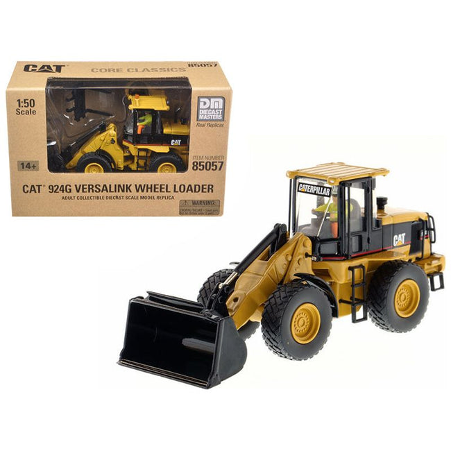 CAT Caterpillar 924G Versalink Wheel Loader with Work Tools with Operator "Core Classics Series" 1/50 by Diecast Masters - Diecast Masters - ModelCars.com