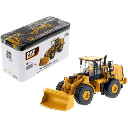 CAT Caterpillar 966M Wheel Loader with Operator "High Line" Series 1/87 (HO) Scale Diecast Model by Diecast Masters-Diecast Masters-ModelCars.com