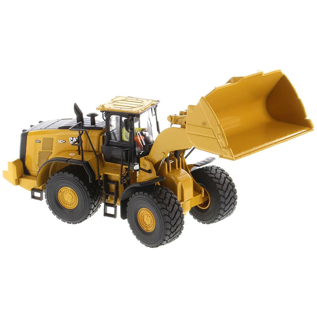 CAT Caterpillar 982 XE Wheel Loader Yellow with Operator "High Line Series" 1/50 Diecast Model by Diecast Masters-Diecast Masters-ModelCars.com