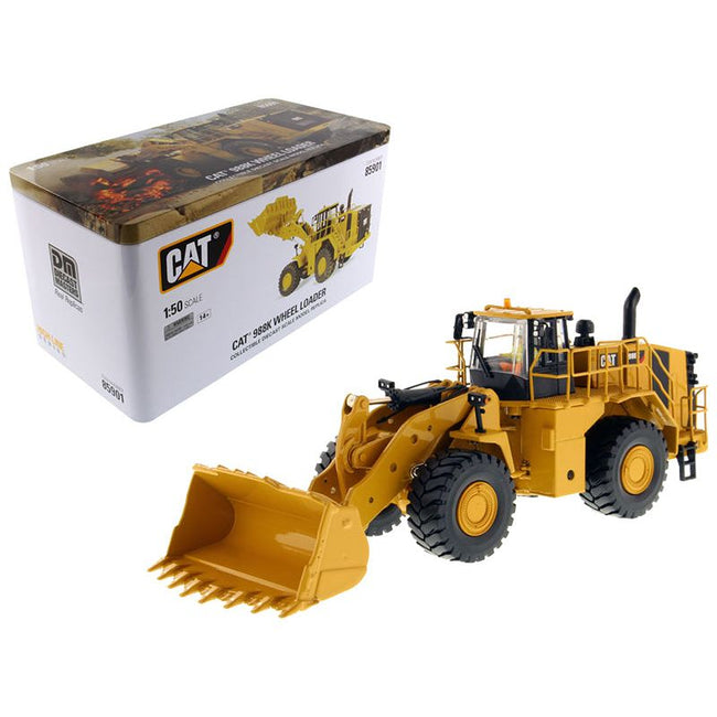 CAT Caterpillar 988K Wheel Loader with Operator "High Line Series" 1/50 Diecast Model by Diecast Masters-Diecast Masters-ModelCars.com